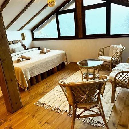 Guest house панорама Leshten
